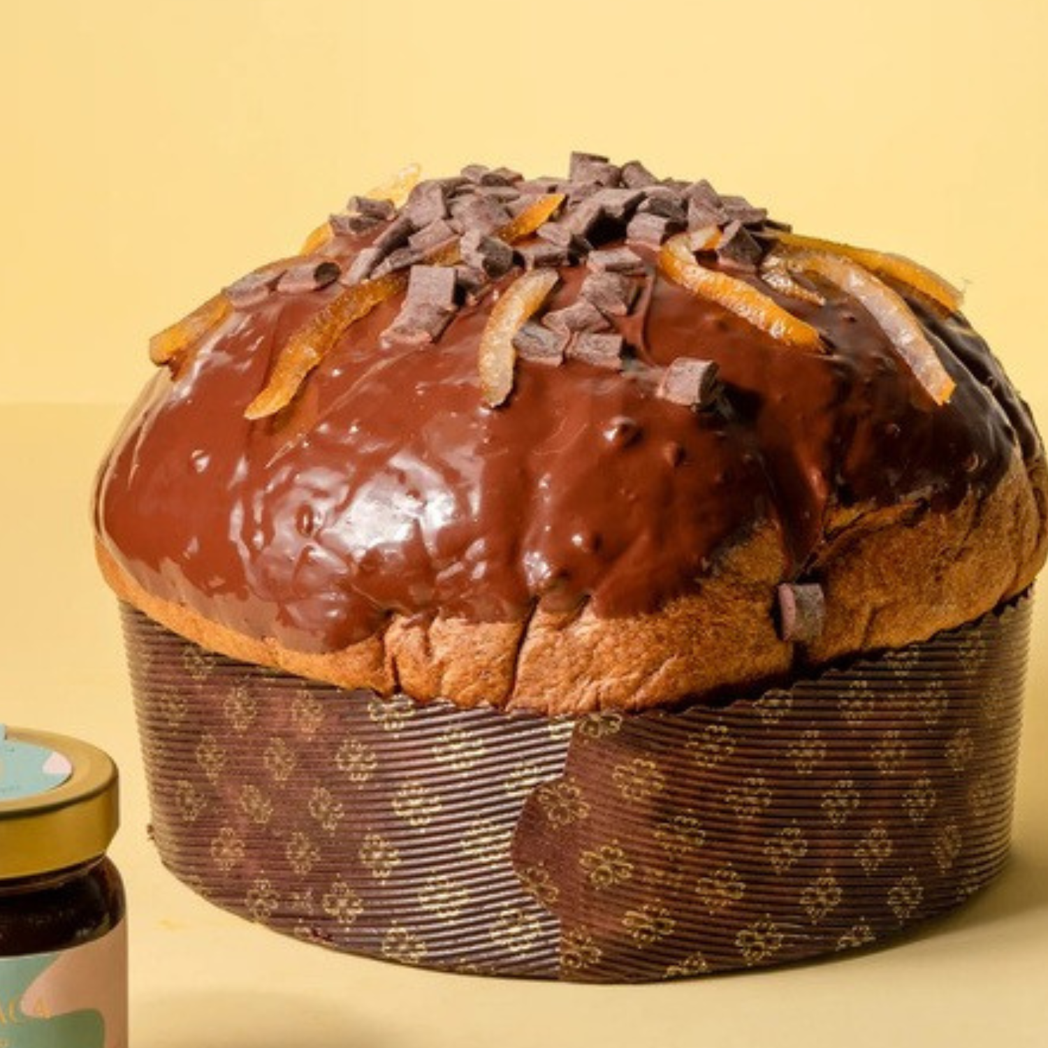 Panettone artisanal au chocolat noir et à l’orange