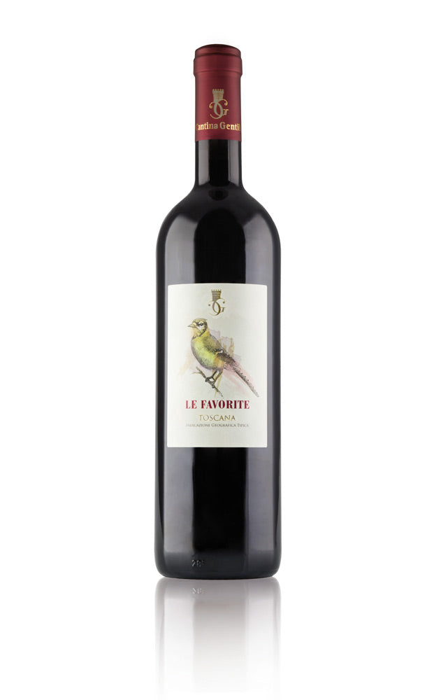 LE FAVORITE IGT TOSCANA ROSSO 2019 (SUPER TUSCAN) - CANTINA GENTILI